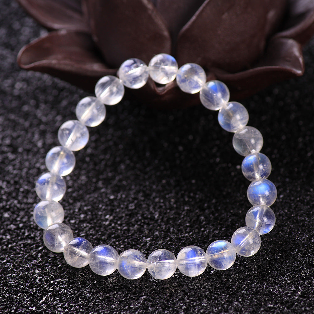 Crystal Natural Cream Body Blue Moonlight Bracelet