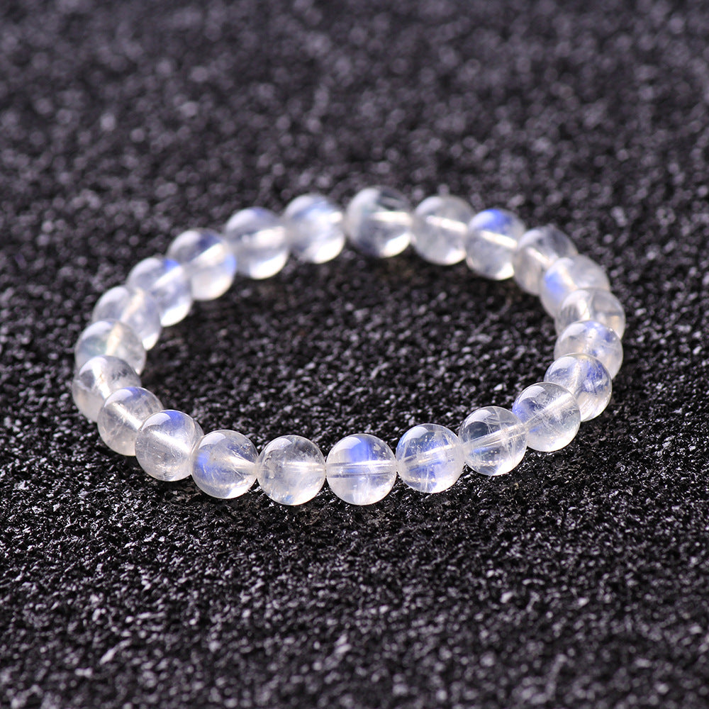 Crystal Natural Cream Body Blue Moonlight Bracelet