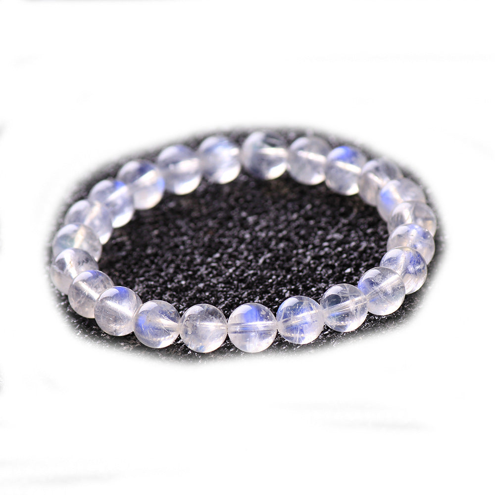 Crystal Natural Cream Body Blue Moonlight Bracelet
