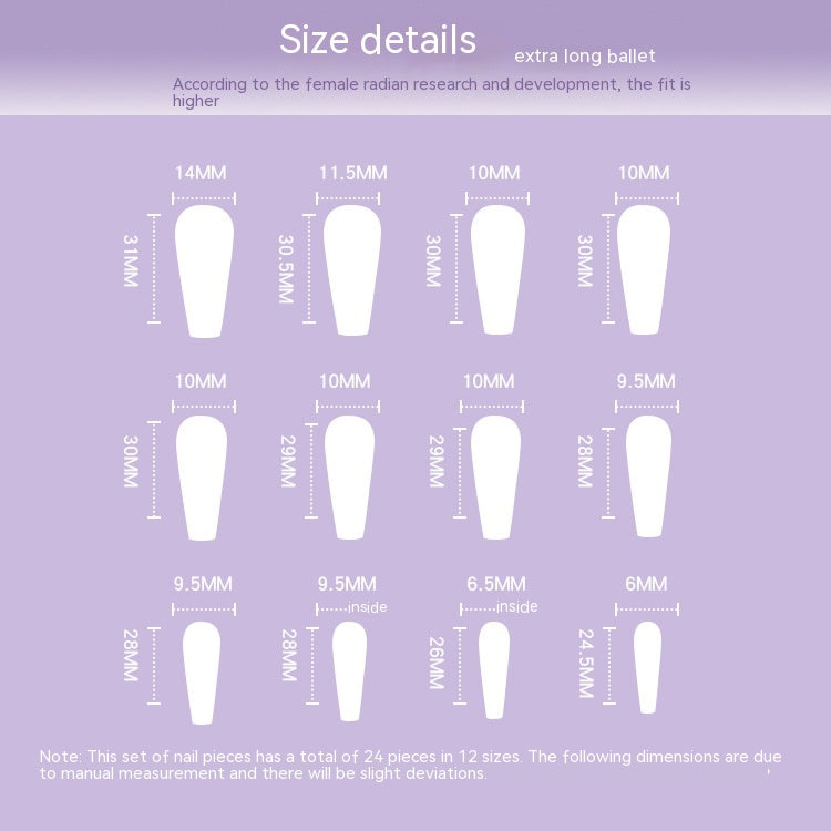 Love Pile Diamond Wear Nail Tip