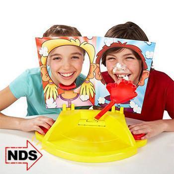 Single cream smash machine, face machine, desktop game, whole person toy.