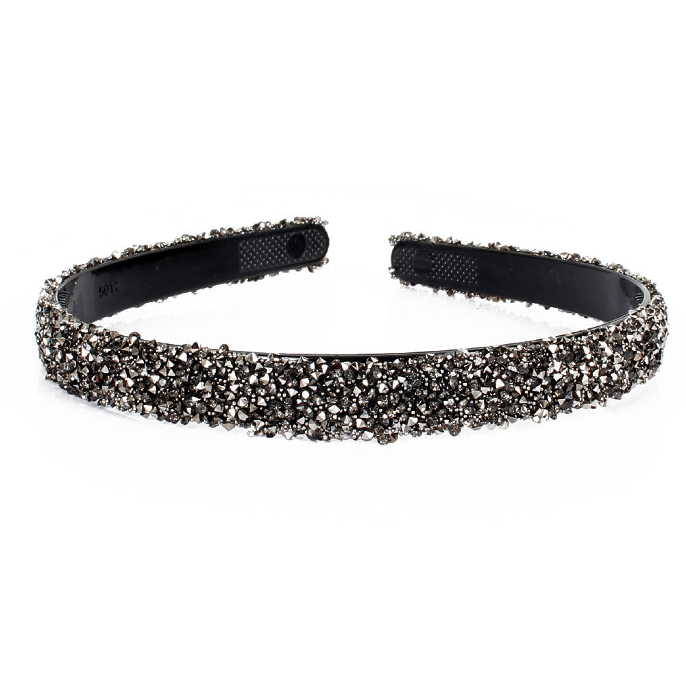 Semicircle Retro Colored Diamond Headband