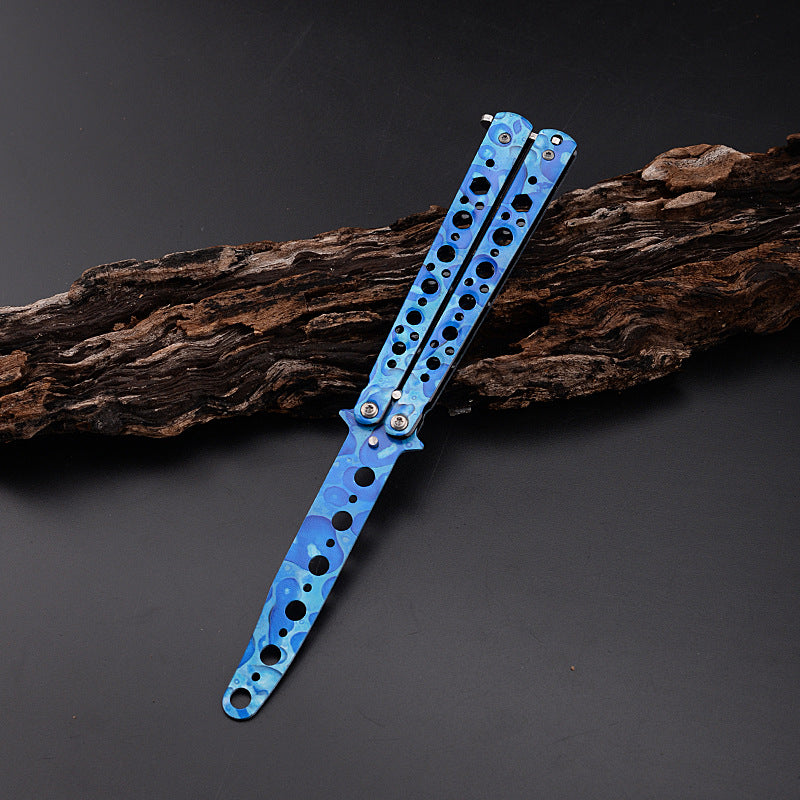 Unsharpened Butterfly Knife Comb Butterfly Knife Tool