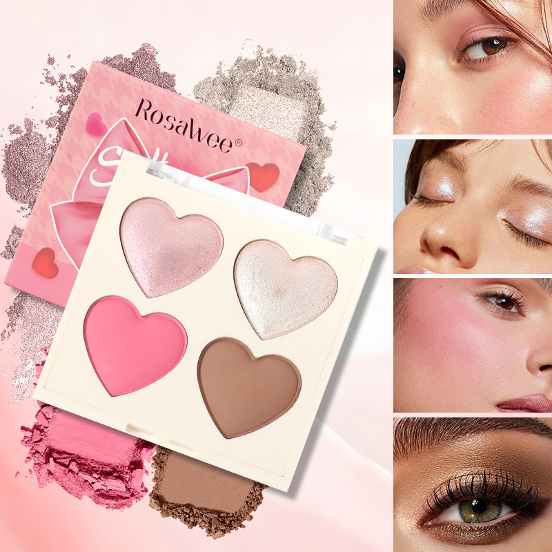 Rosawee A Four-color Blush Delivers A Natural Subtle Glow
