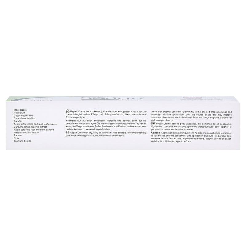 Natural ingredients dry itchy redness problem cream