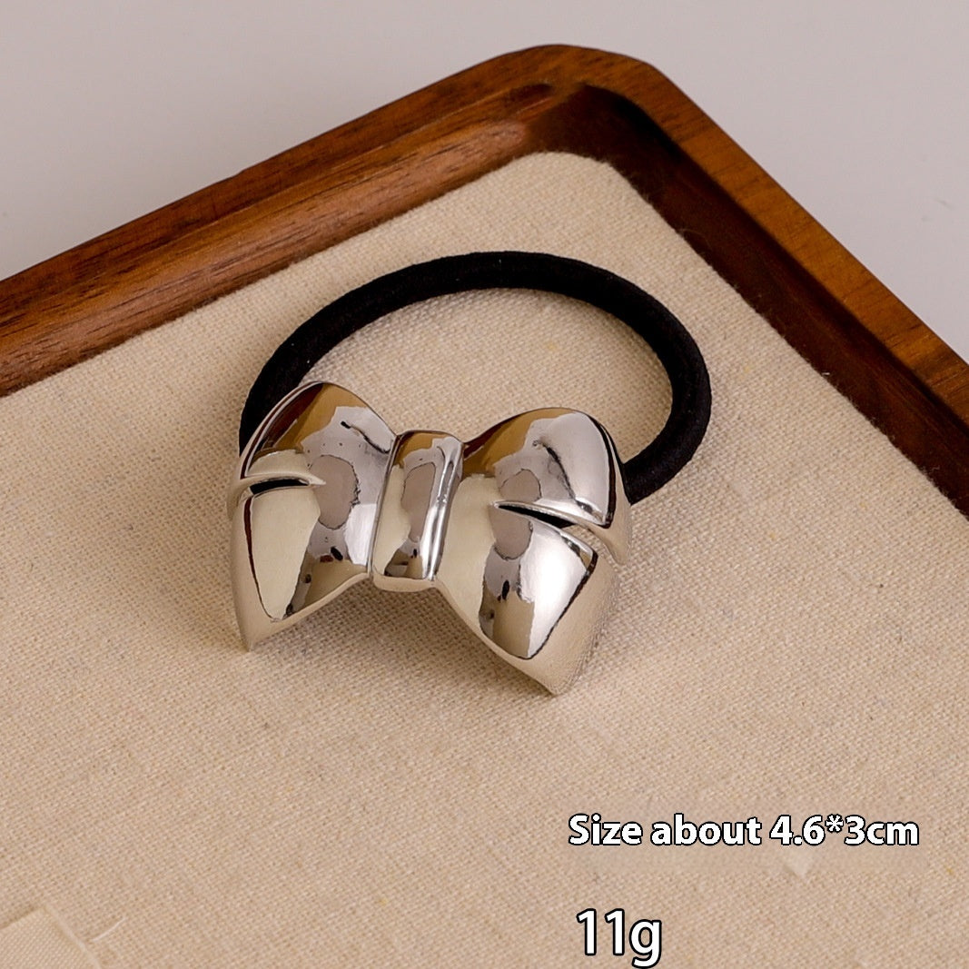 European And American Cold Style Geometric Metal Concave-convex Stretch Retro Head Rope