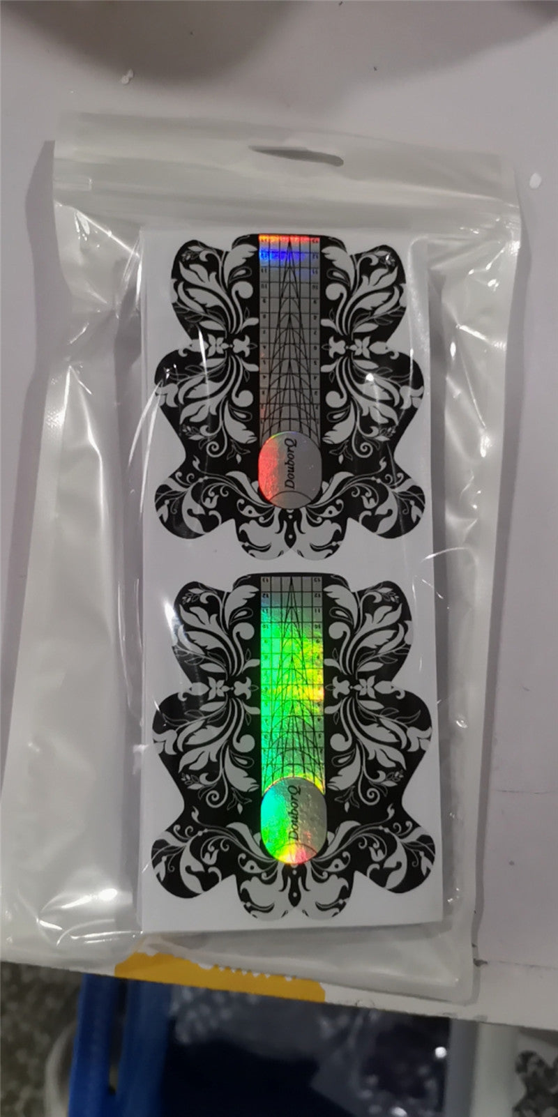 Symphony laser lace nail extension paper