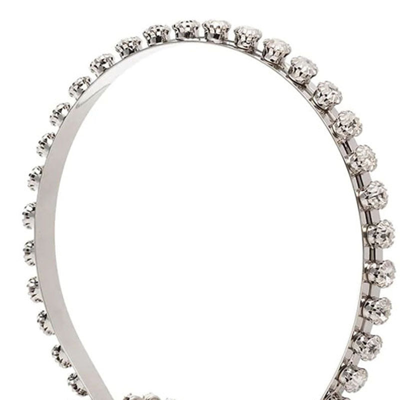 Diamond Headband Super Flashing Luxury Metal Headband New Headphone Shape Hair Accessories