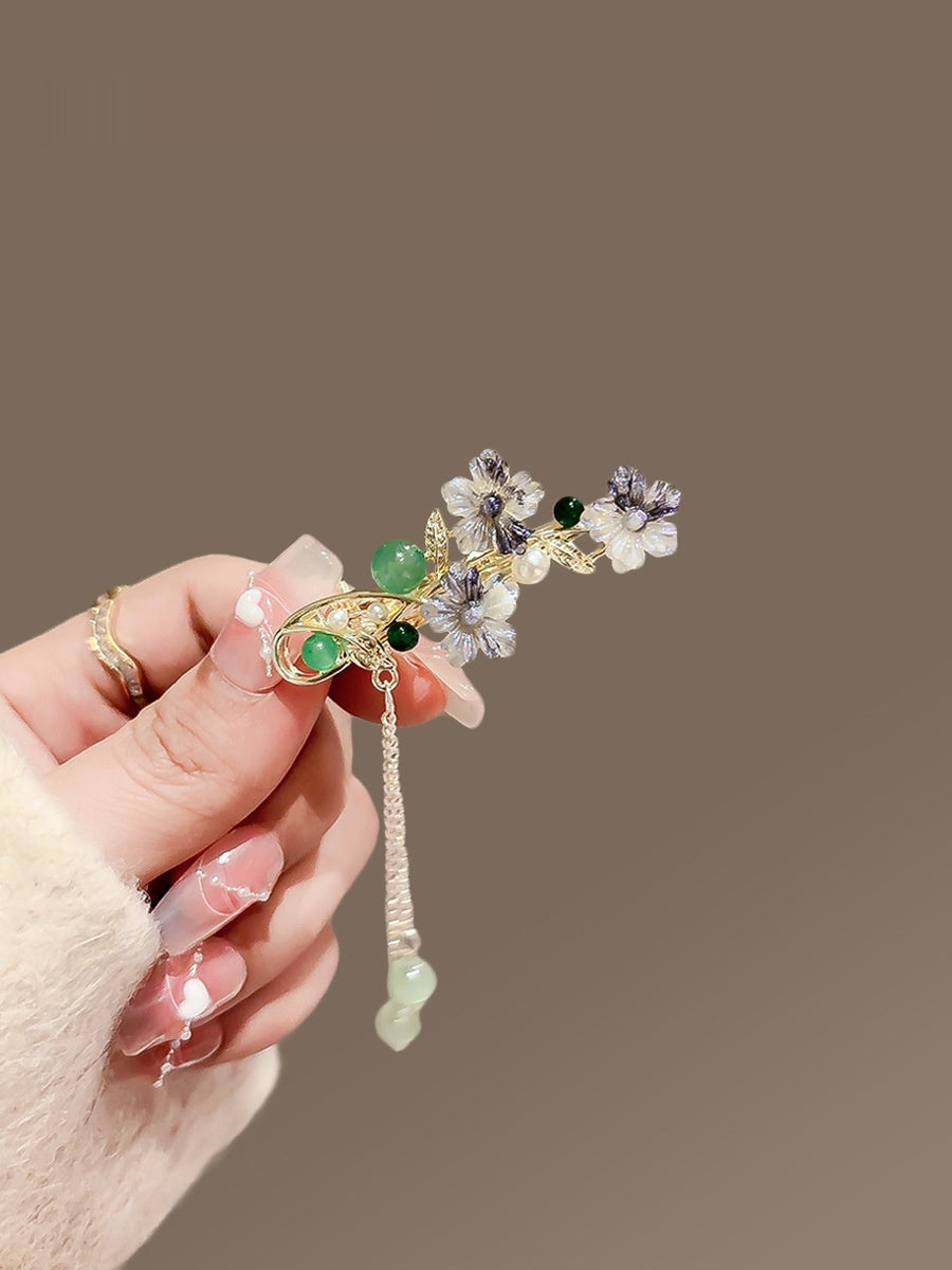Clip Hairware Full Diamond Wheat Grip