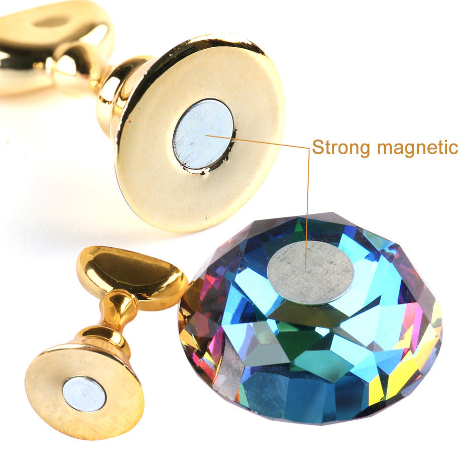 1Pc Magnetic Nail Holder + 5 Tips base