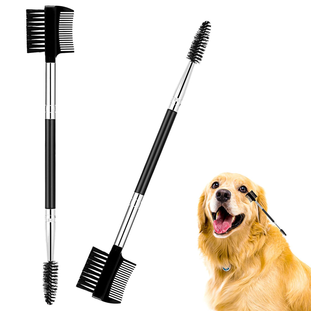 Dog Eye Comb Tear Stain Remover Comb Double-Head Tear Stain Comb For Small Dogs  Metal Eye Booger Remover For Dogs Puppy Cat Grooming Comb For Removing Crust Mucus And Flea
