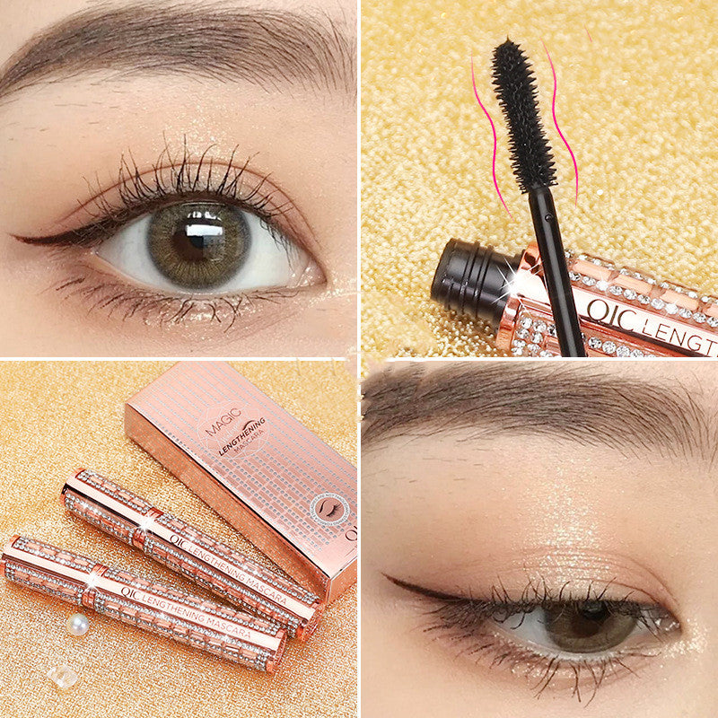 Women's Fashionable Waterproof Hold Makeup Thick And Curly Mascara