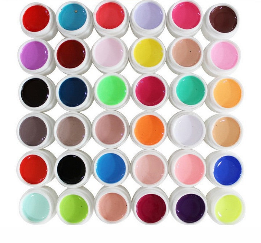 Ezflow Solid color phototherapy color glue UV nail polish