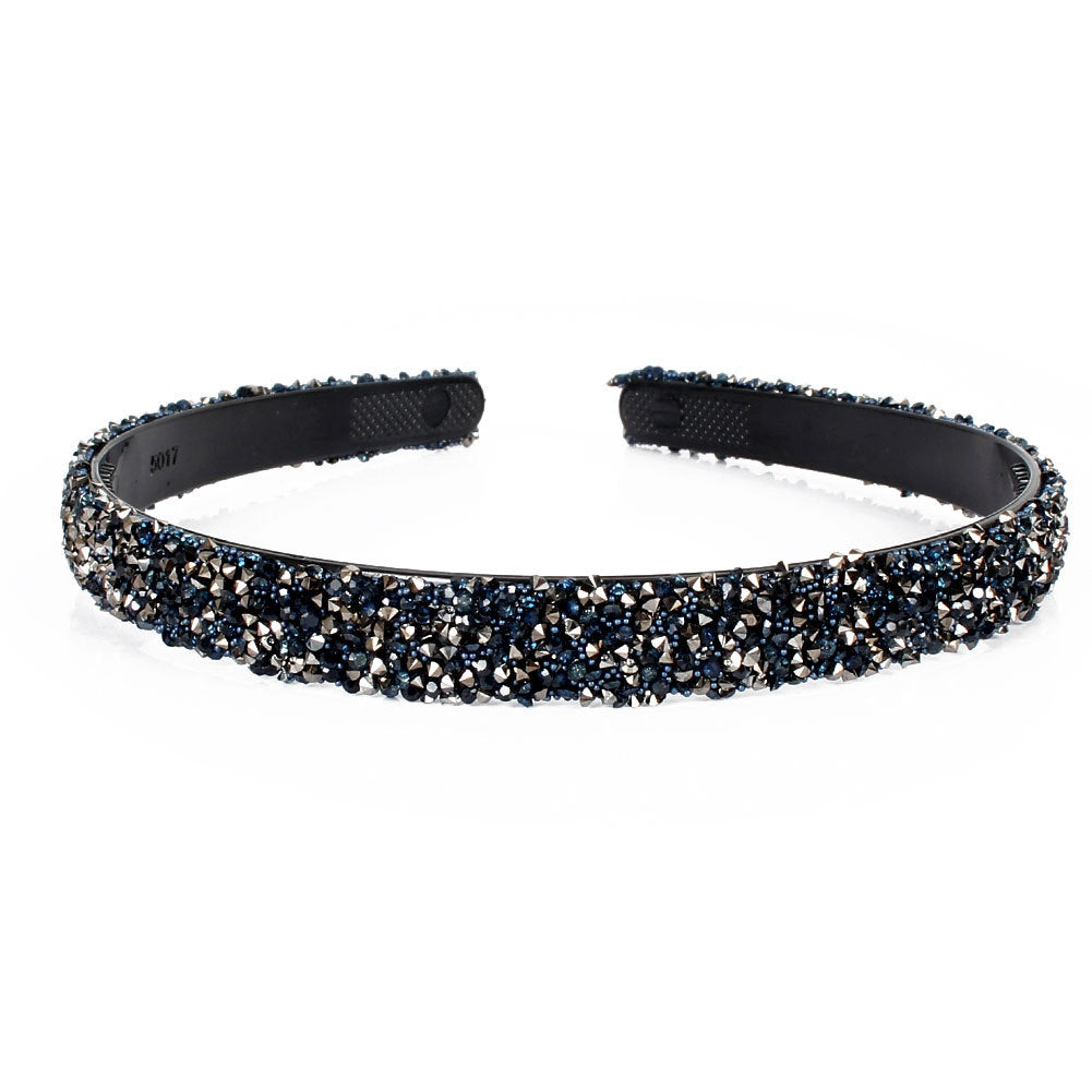 Semicircle Retro Colored Diamond Headband