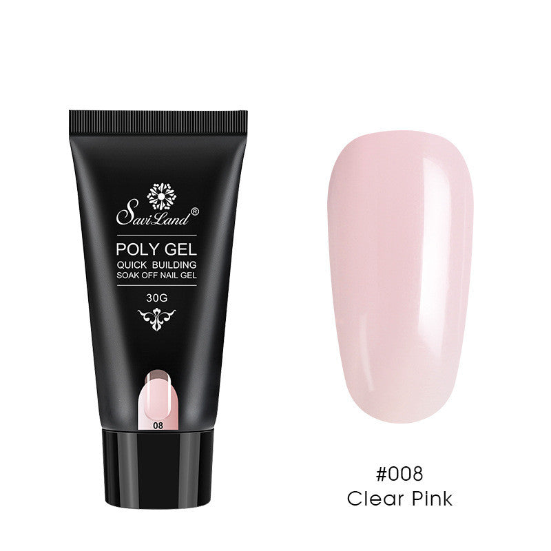 Saviland Quick Extension Gel Crystal Gel Nail Set