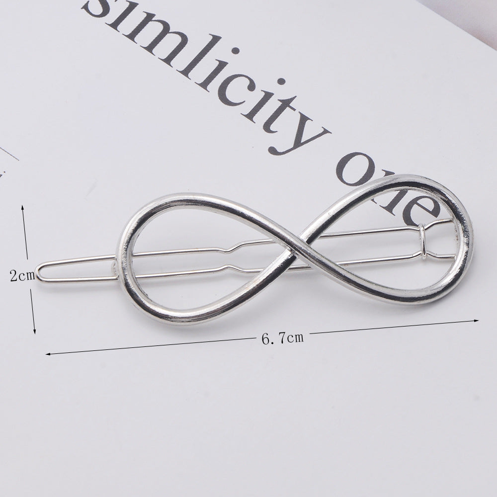 Cute Bow-knot Cupid And Heart-shaped Alloy Hair Clip With A Five-pointed Star Design