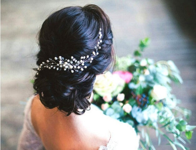 Hand beaded comb