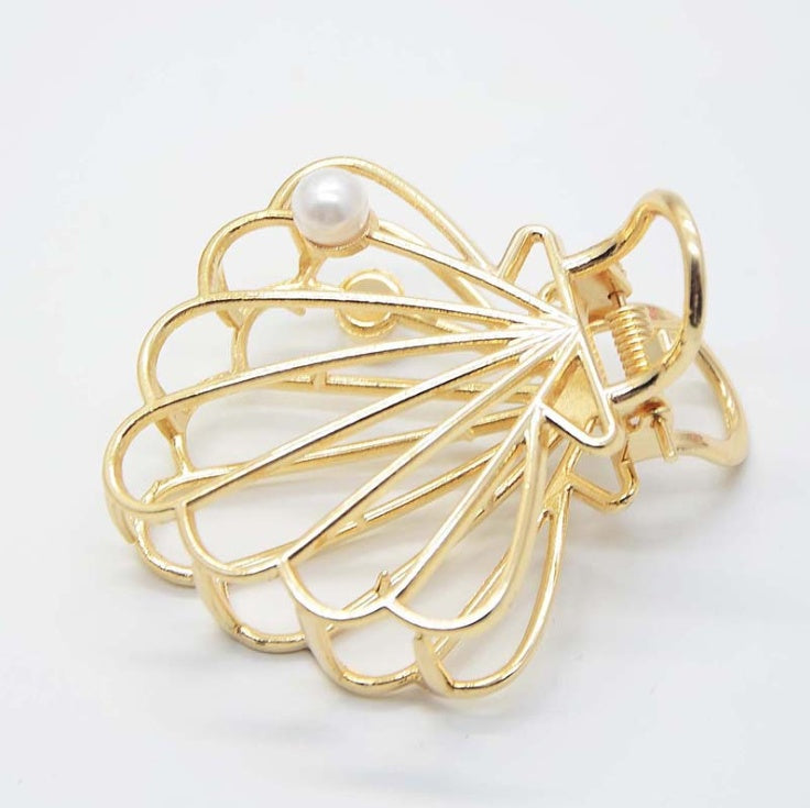 Minimalist wind metal clip hair clip