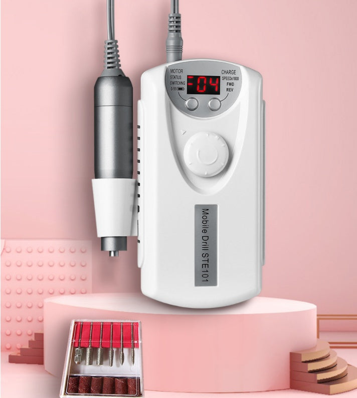 Mobile Drill STE101 Rechargeable nail polisher
