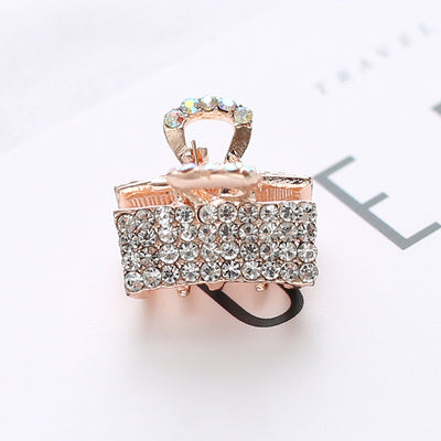 Small Pearl Rhinestone Clamp