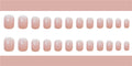 Jelly powder false nails
