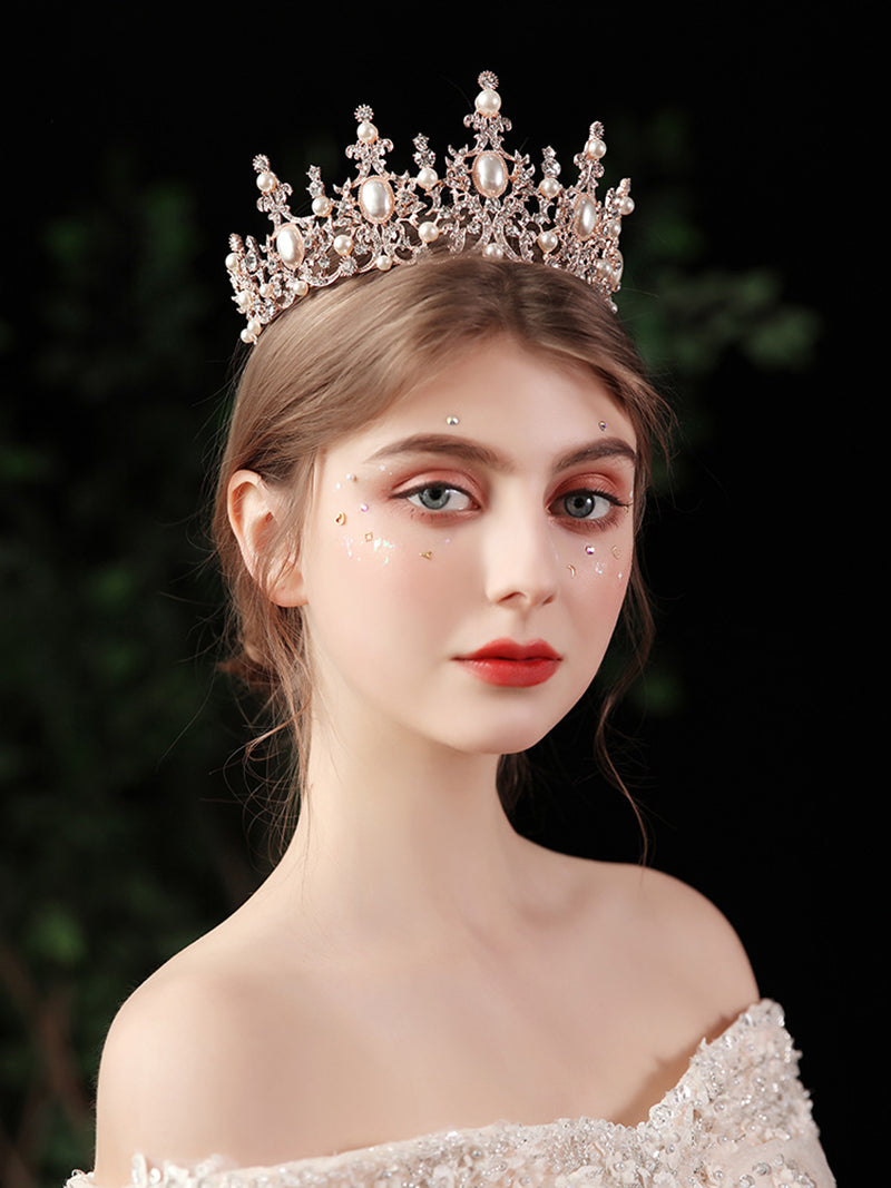 European Style Retro Court Bride Wedding Crown