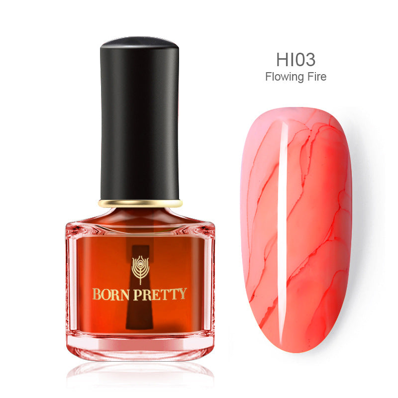 Born Pretty Marbled painted nail polish