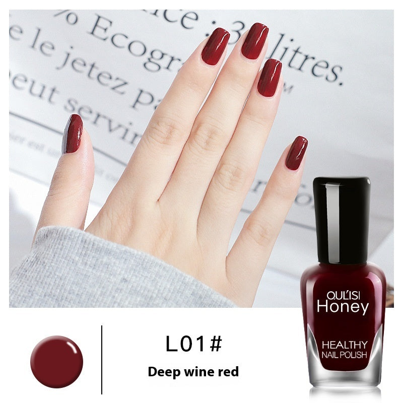Qulisi Water-based Peelable Tearable Nail Polish 8ml
