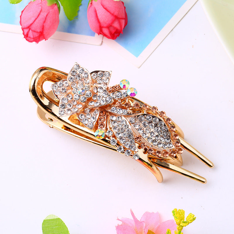 Alloy diamond headdress hairpin