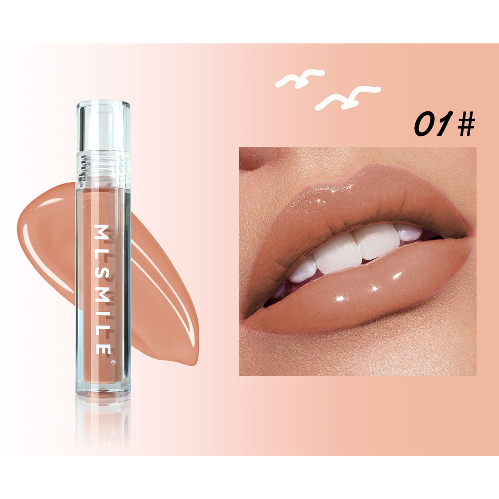 Cross-border Mirror Glass Lip Lacquer Water Light Toot Moisturizing And Nourishing