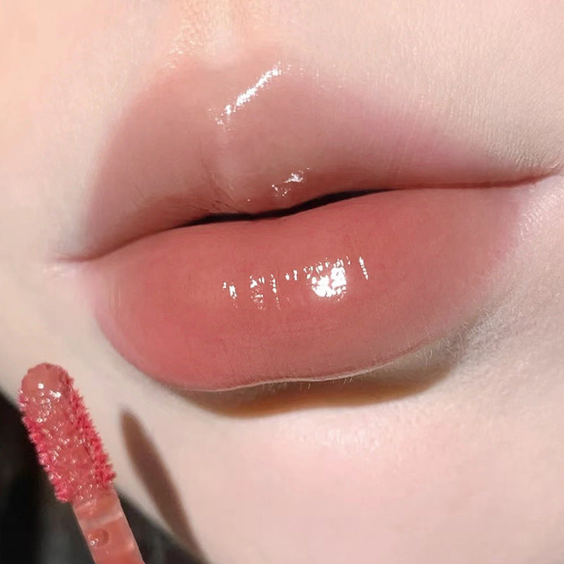 Clear Water Light Mirror Lip Lacquer Long-Lasting Moisturizing Not Easy To Fade