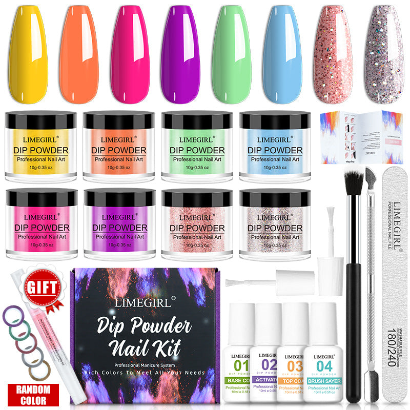 LimeGirl Nail Soaking Powder Tool Set
