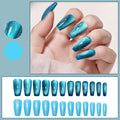 Fake Nail Patches Hand Wearing Nail Art