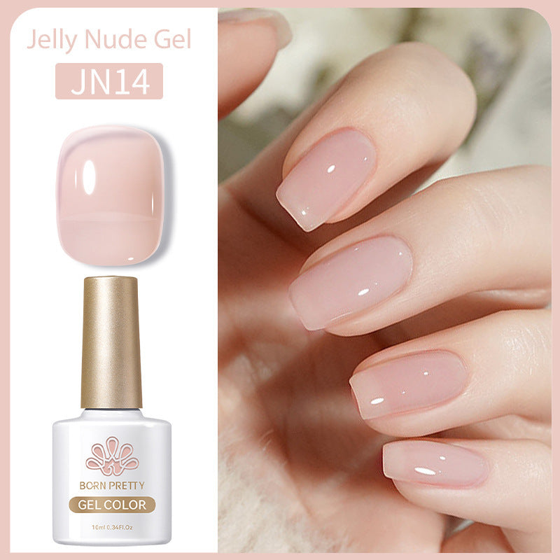 Born Pretty Nail Polish Transparent Color UV Polish Jelly Phototherapy Plastic
