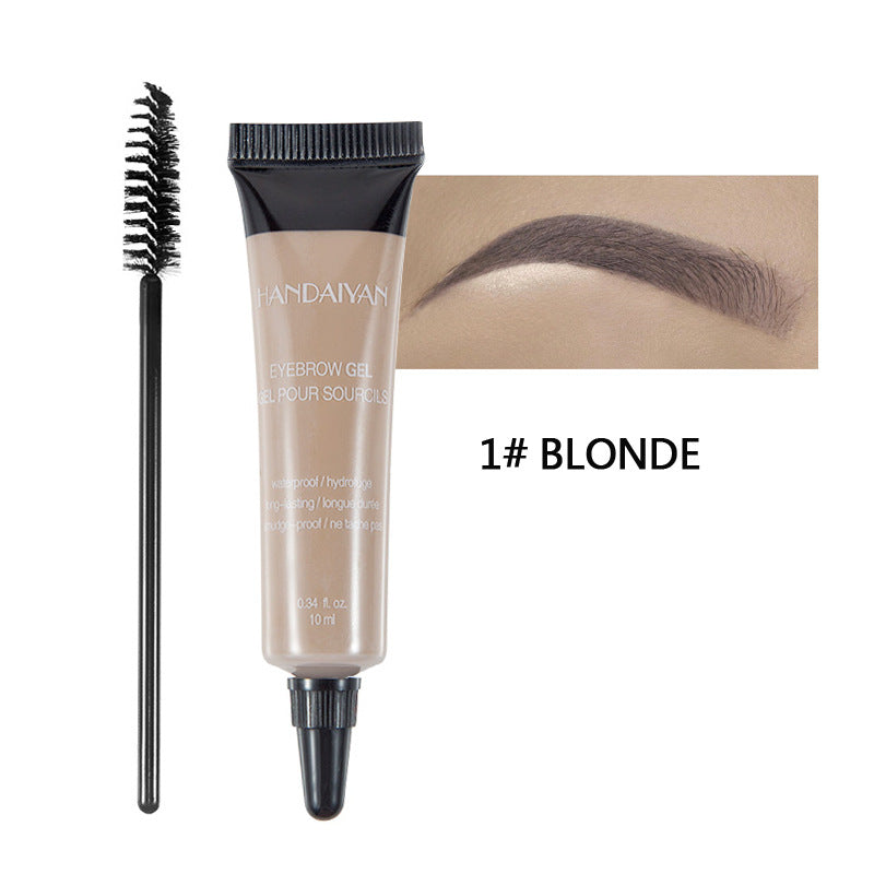 Non-blooming styling liquid eyebrow cream