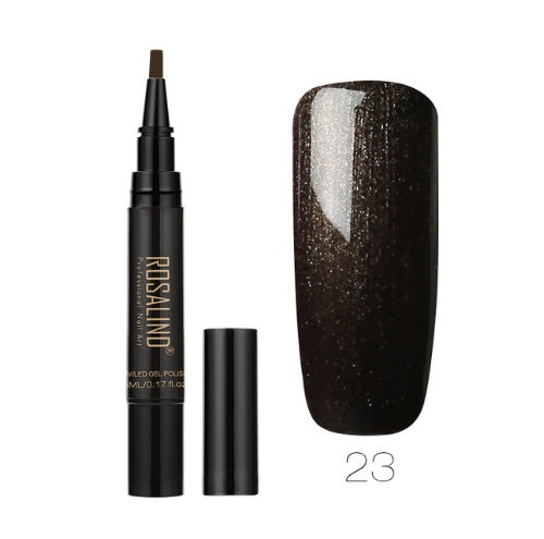 Rosalind 5ml Solid Color Nail Art Pen Nail Glue for Nail Art