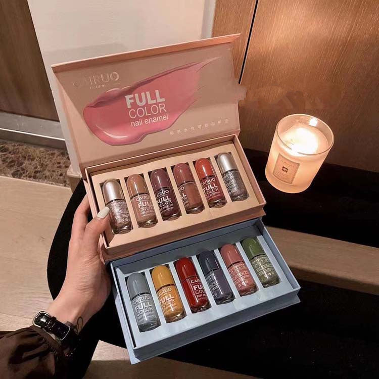Cairuo Macaron Color Set Water-based Nail Polish