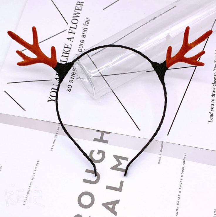 Christmas antlers headband