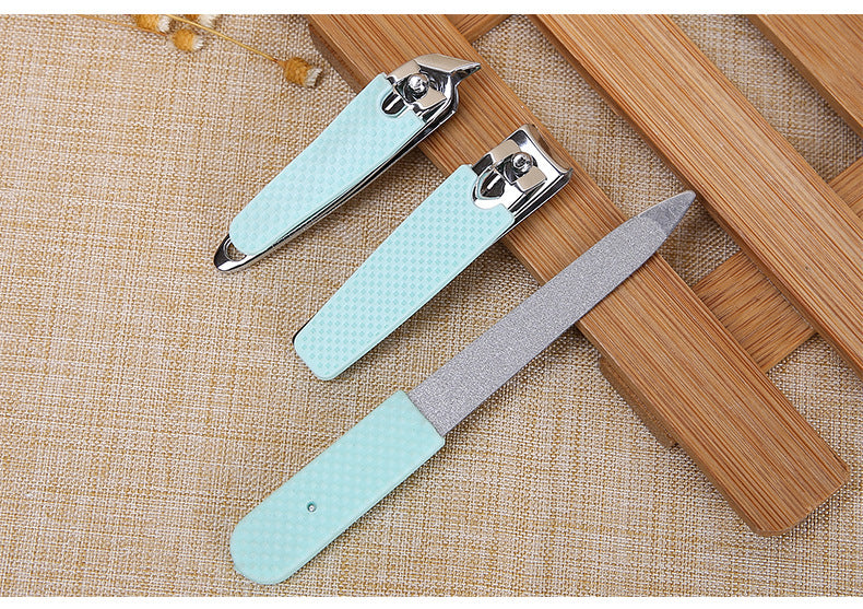 Stainless steel manicure nail clippers