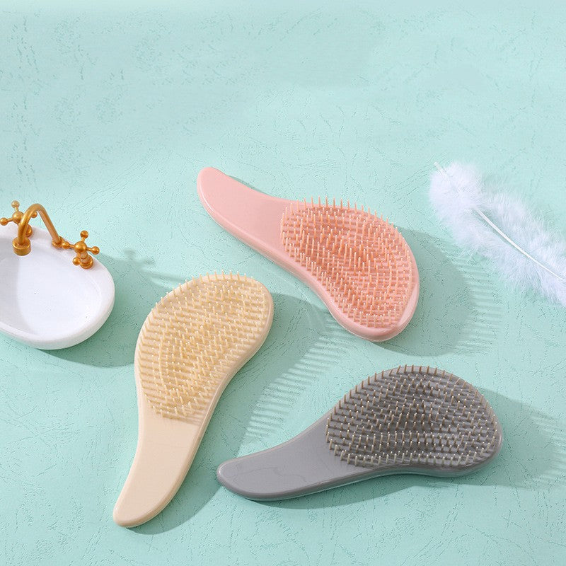 Marbling Soft Teeth Smooth Hair Not Knotted Massage Comb