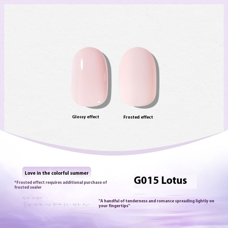 XEIJAYI Polish White Nude Transparent Color Nail Beauty UV