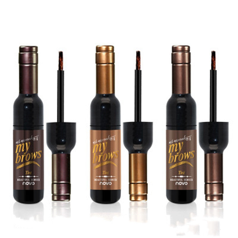 Matte red wine peeling eyebrow cream