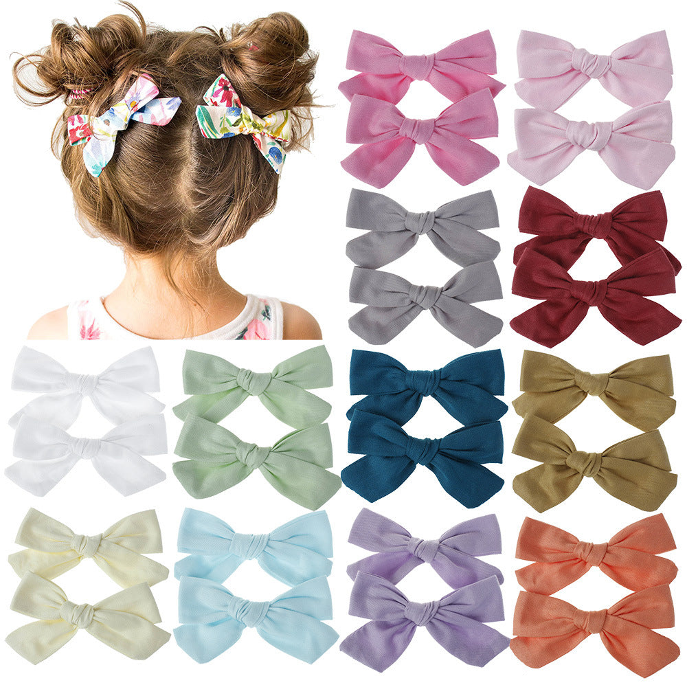 Children's hairpin flowers