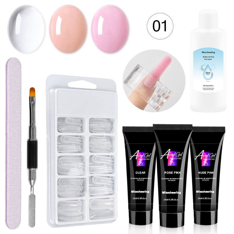 Misscheering Fashion Personalized Nail Art Crystal Extender Set