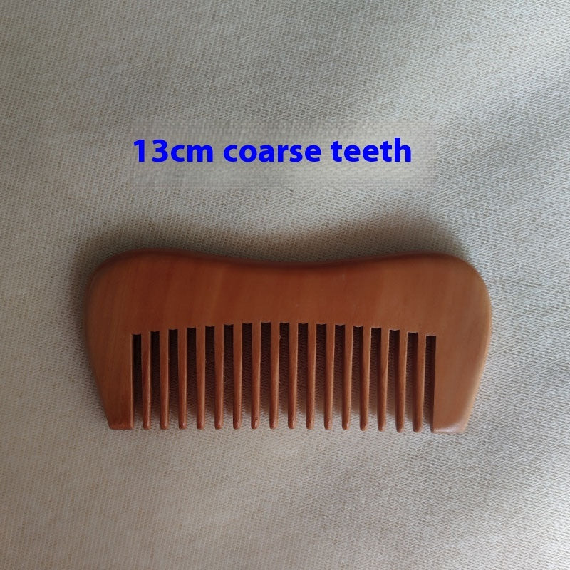 Solid Wood Portable Mahogany Comb