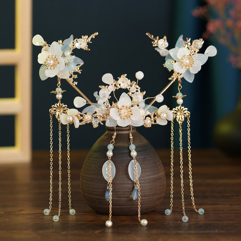 Full Set Of Tassel Hairpins For Headwear