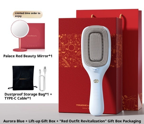 Red Light Hair Growth Comb Oil Control Comb Hair Care Comb Blue Light Loss Scalp Massage Comb.