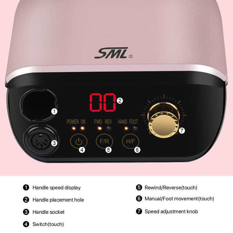SML Grinding and polishing machine nail polisher tool