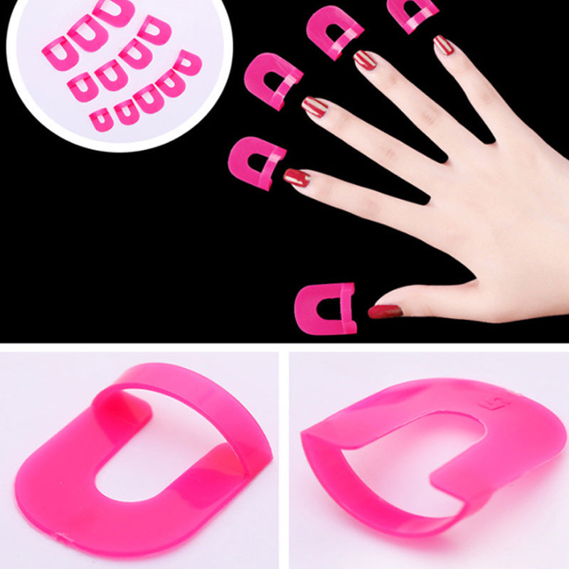 Gradient Nail Art Anti-overflow Protective Folder