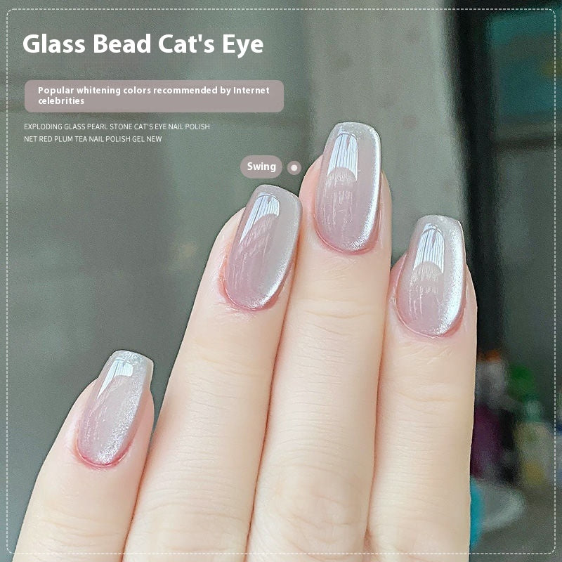 Miss Spesser New Micro Glass Bead Crystal Cat's Eye Gel Nail Polish